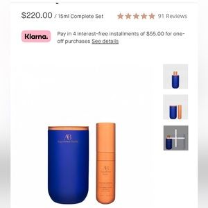 Augustinus Bader eye cream.